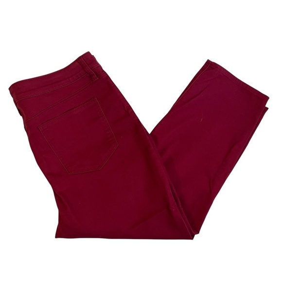 Chico's Pants - Dark Magenta/Red Chico's Slim Leg Crop